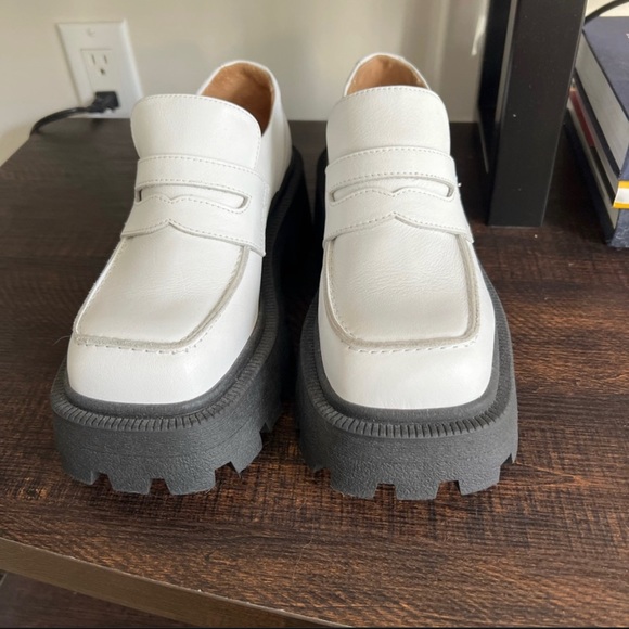 Platform lug loafers - Leather - Picture 1 of 6